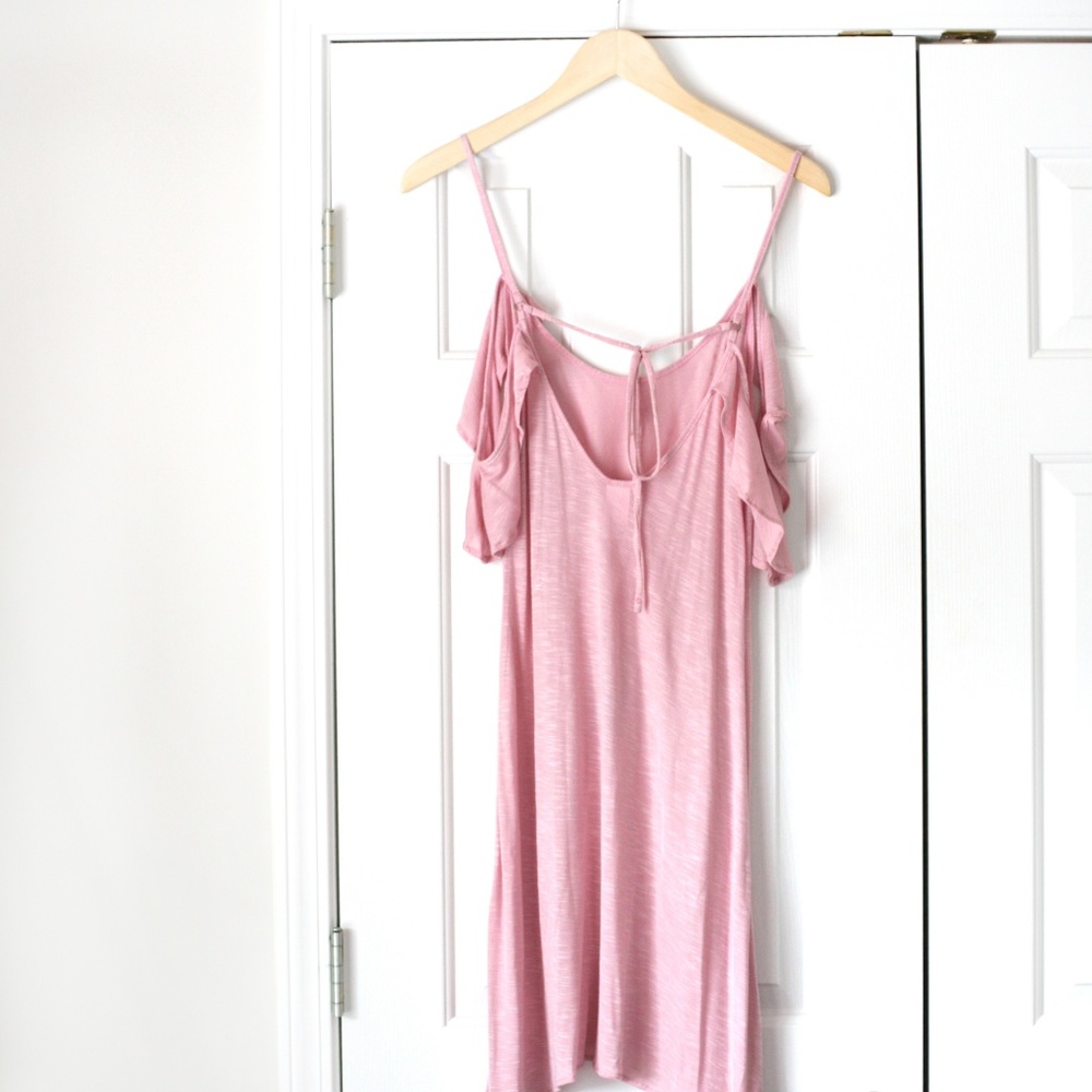 NWT Lucky Brand mauve pink swim coverup - Picture 3 of 6